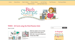 Desktop Screenshot of barbstamps.com